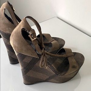 Burberry Platform Wedges